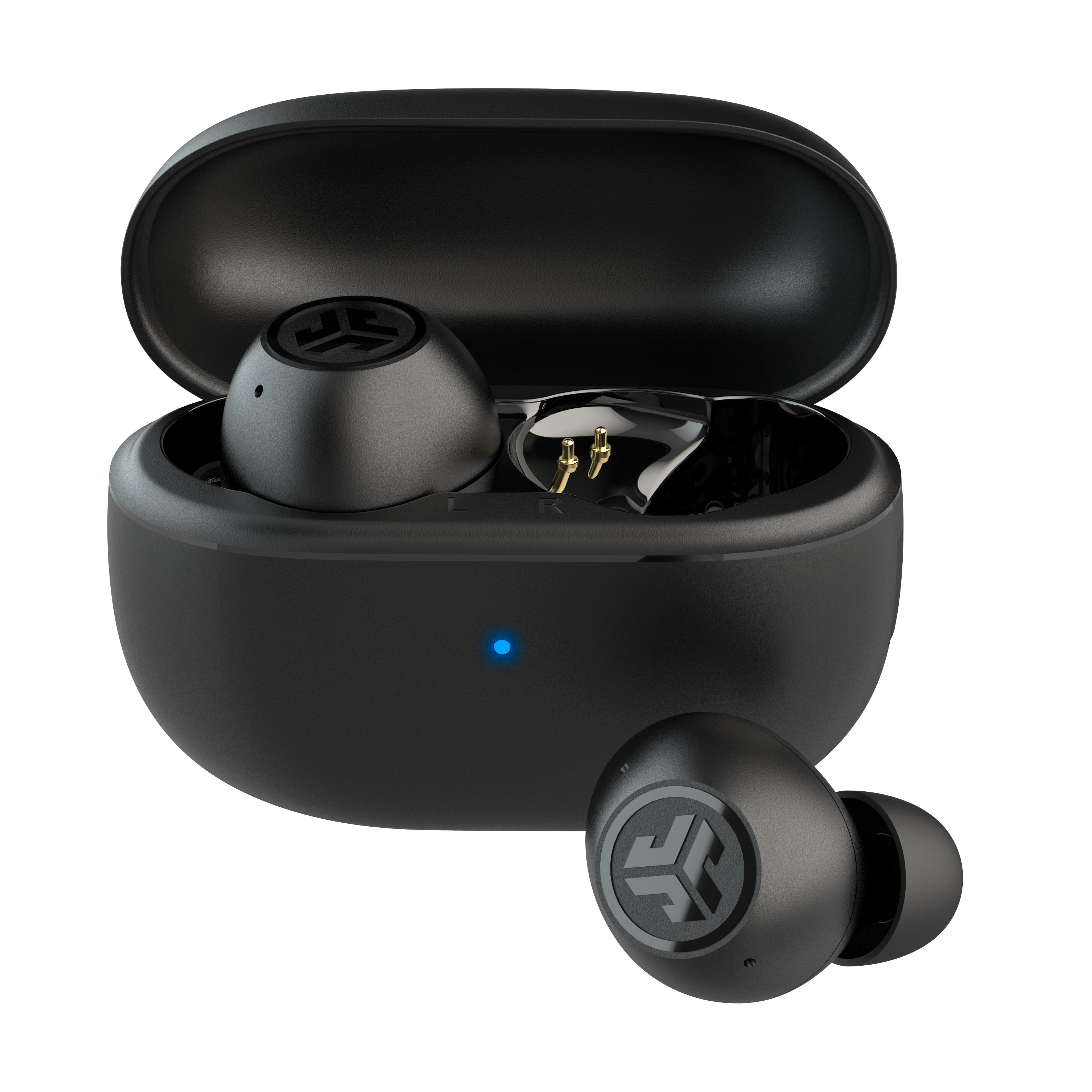 Go Pop ANC True Wireless Earbuds Transparent Teal - Black