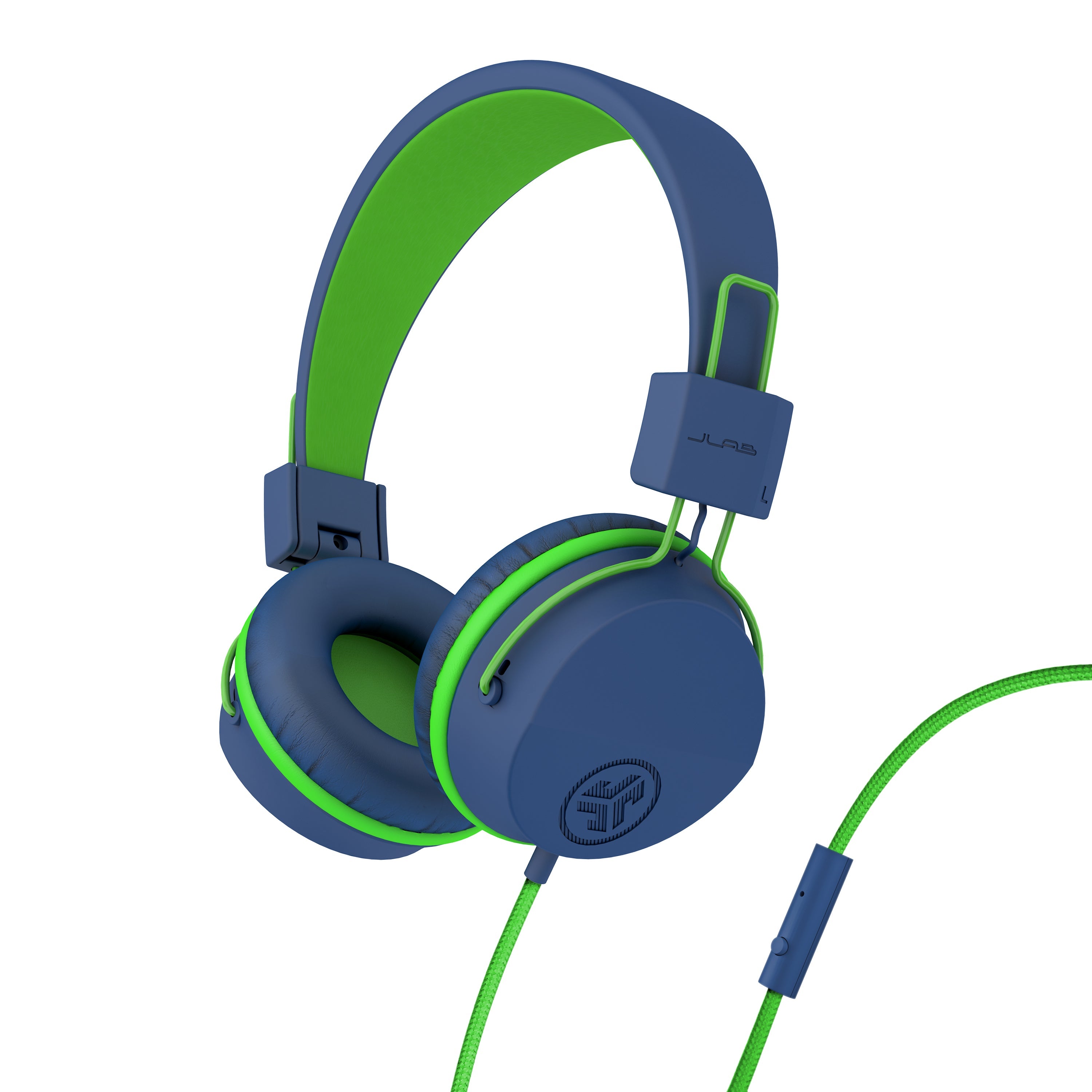 JBuddies Studio On-Ear Kids Wired Headphones Dark Pink - Blue/Green