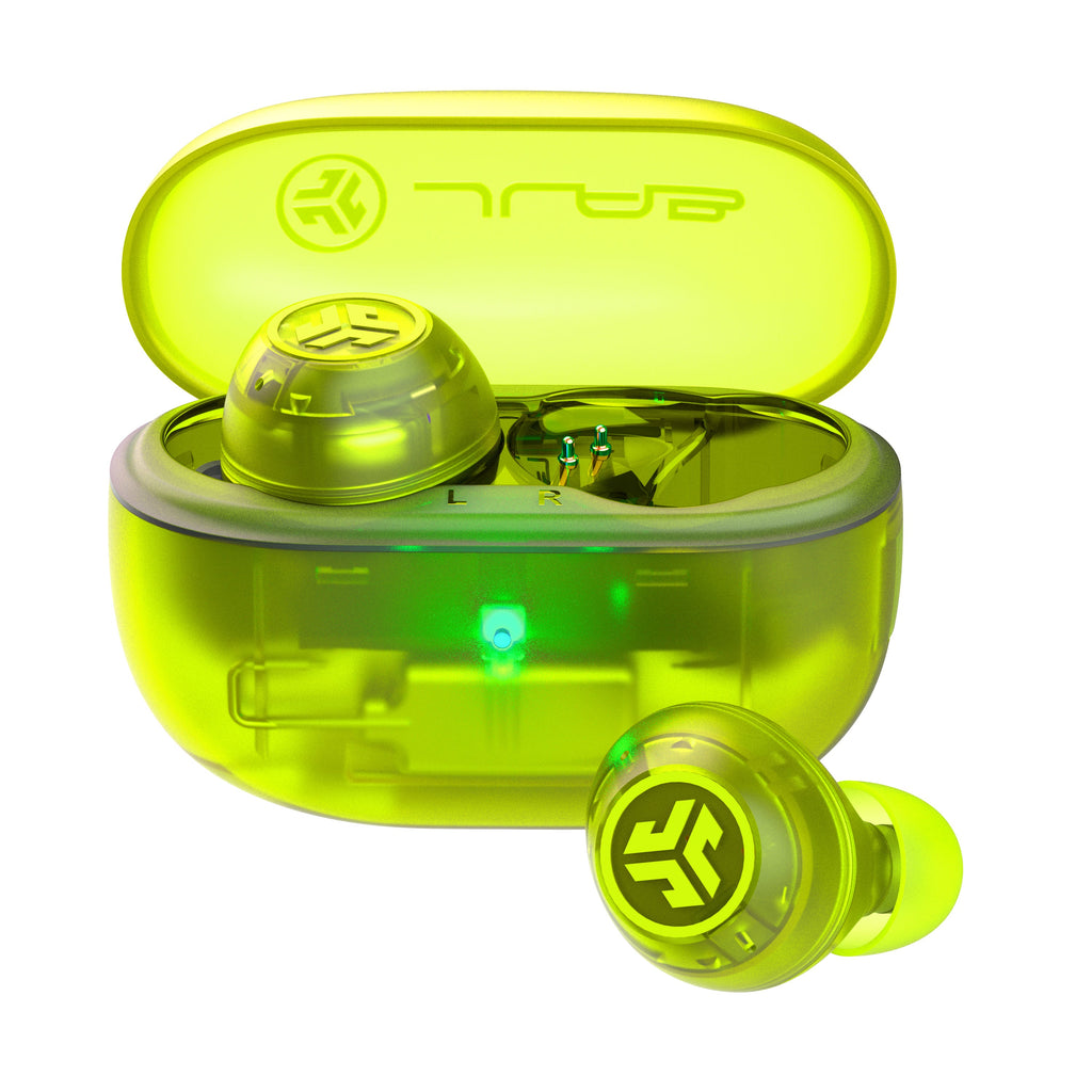 Go Pop ANC True Wireless Earbuds Cloud - Transparent Neon Green