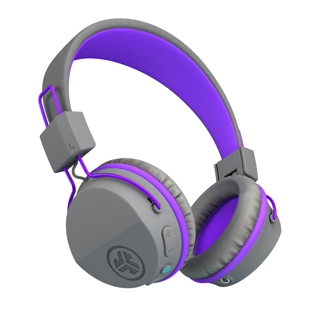JBuddies Studio Wireless Kids Headphones Graphite/Blue - Graphite/Violet