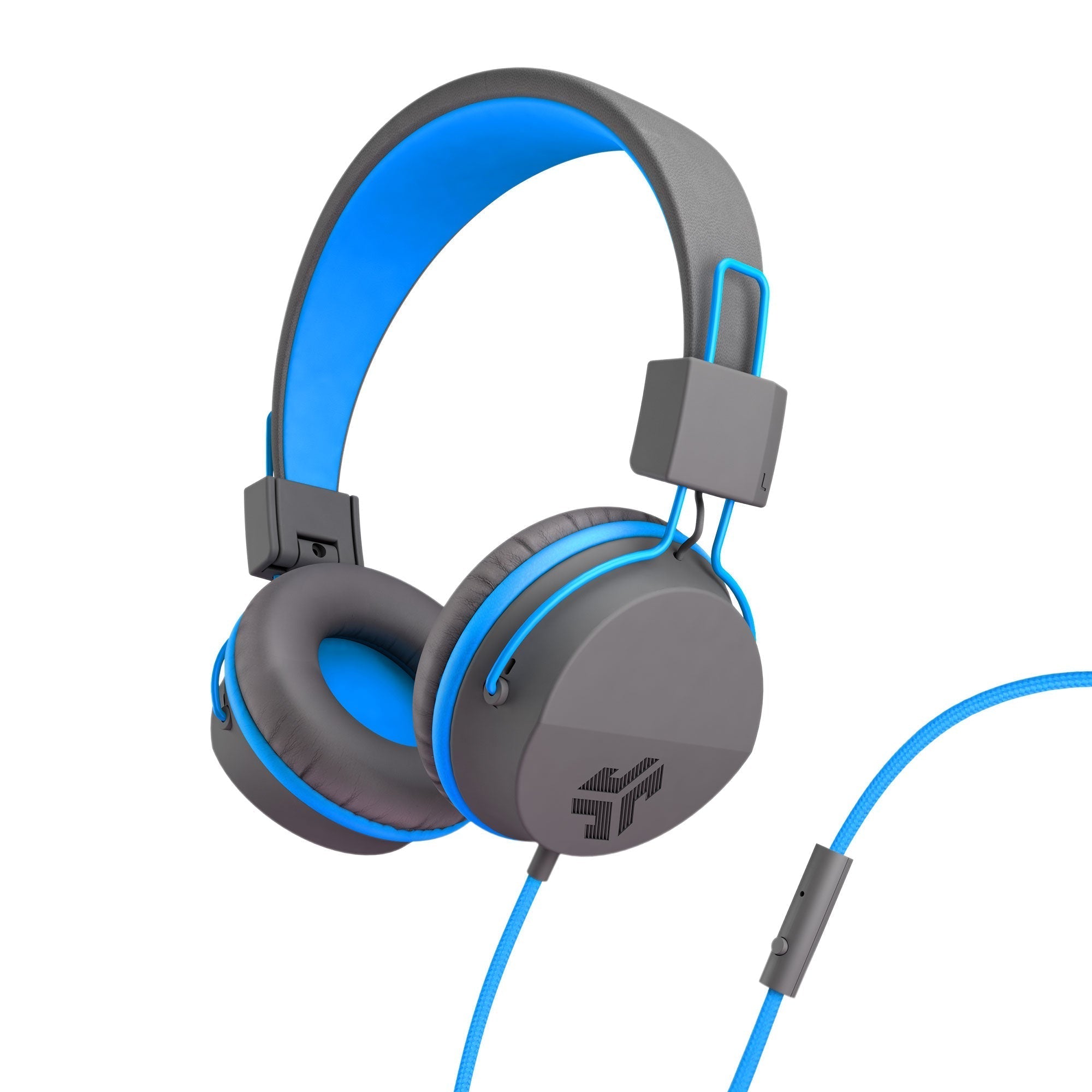 JBuddies Studio On-Ear Kids Wired Headphones Pink/Gray - Graphite/Blue