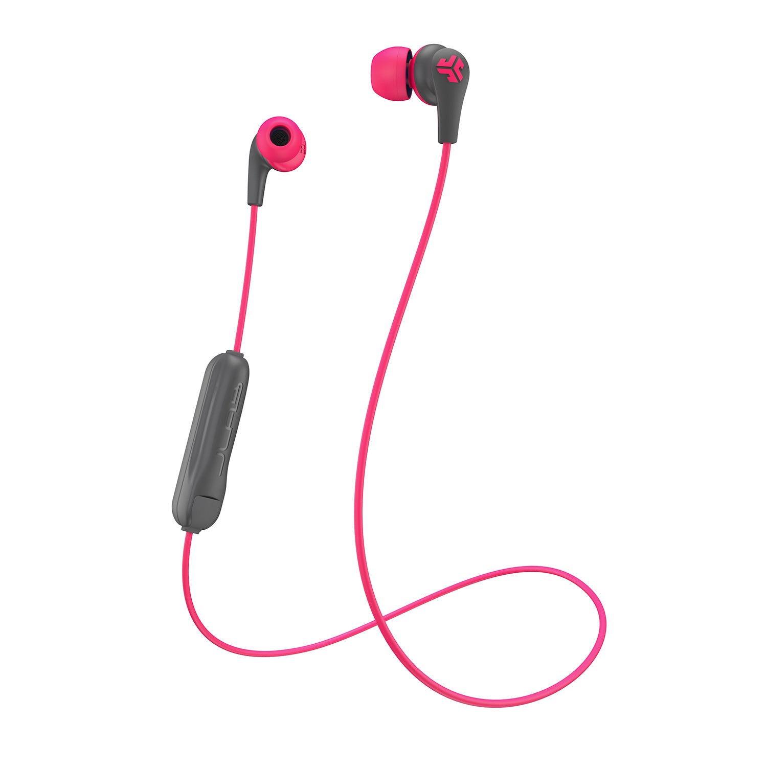 JBuds Pro Wireless Signature Earbuds Red/Black - Pink/Gray