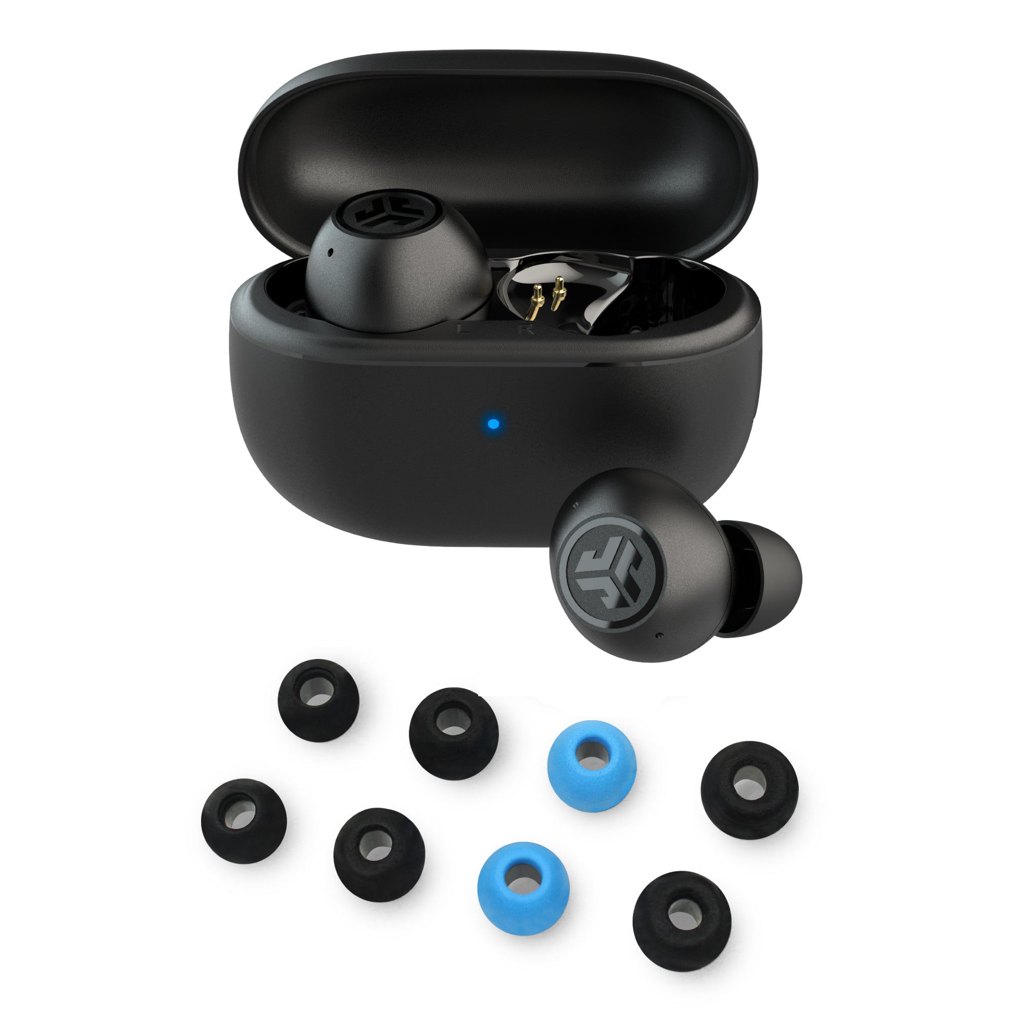 Go Pop ANC Transparent Teal + Tips - Black