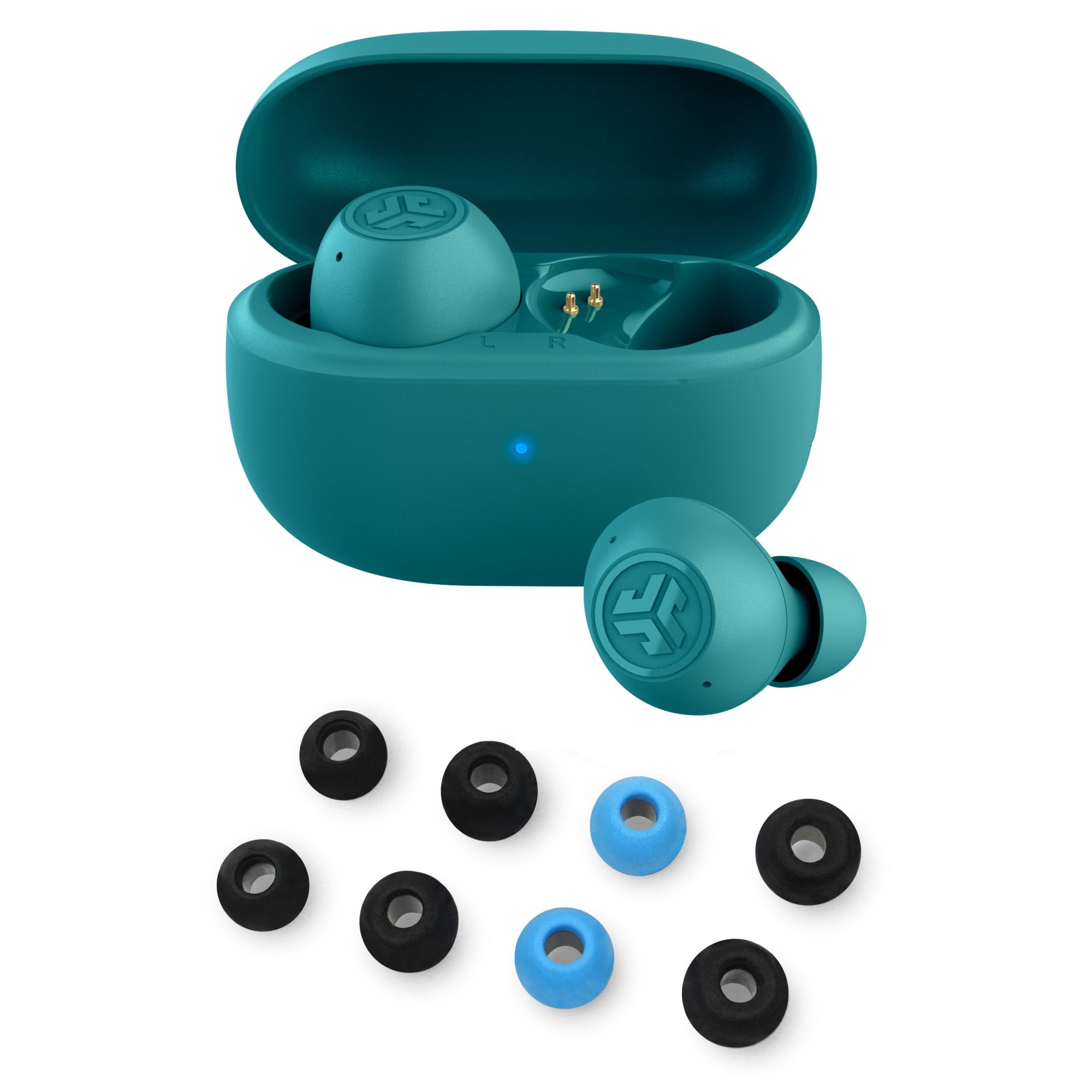 Go Pop ANC Transparent Teal + Tips - Teal